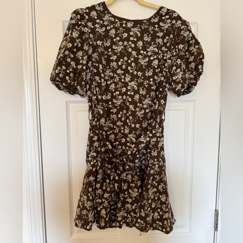 She + Sky Floral Mini Dress